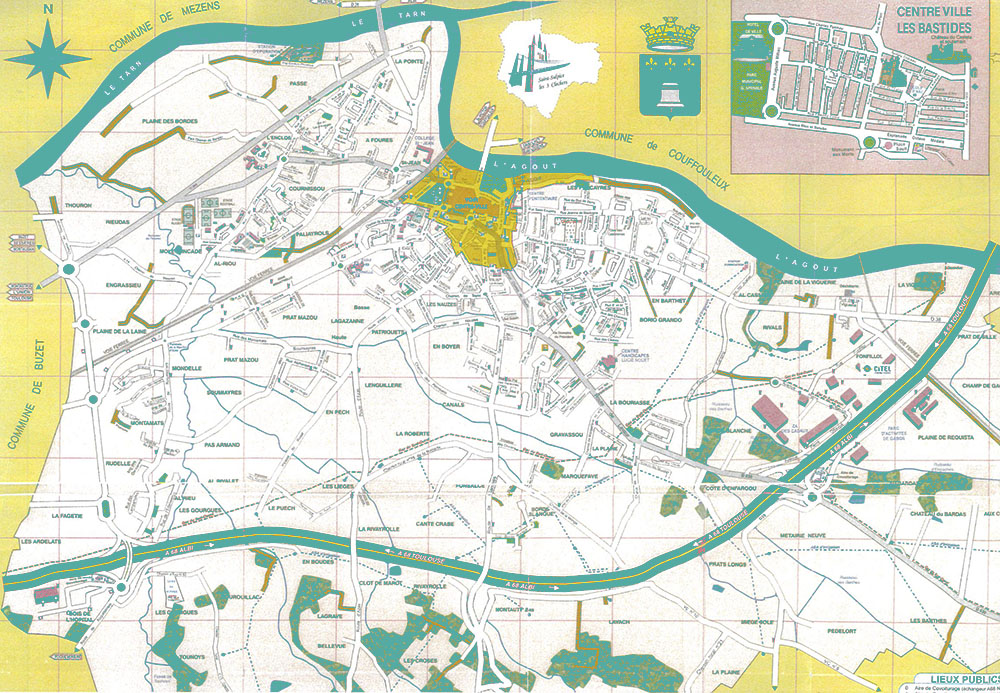 Plan de la ville