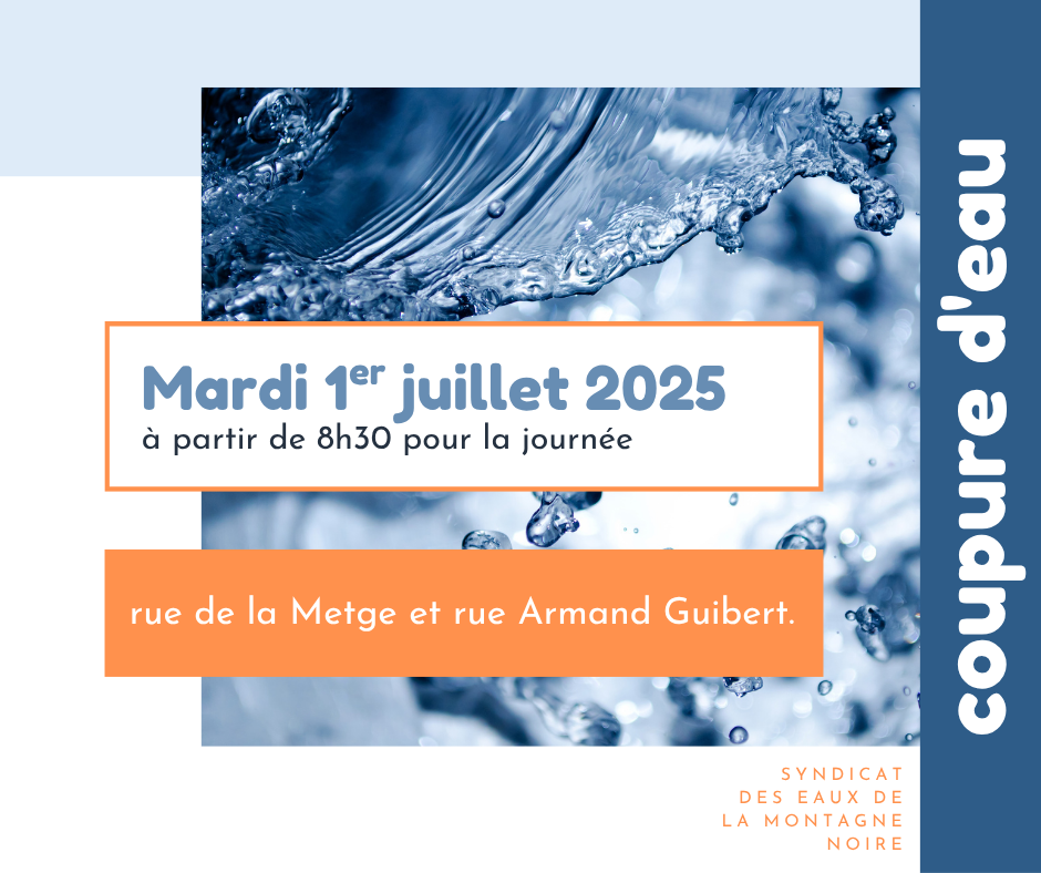 coupure eau