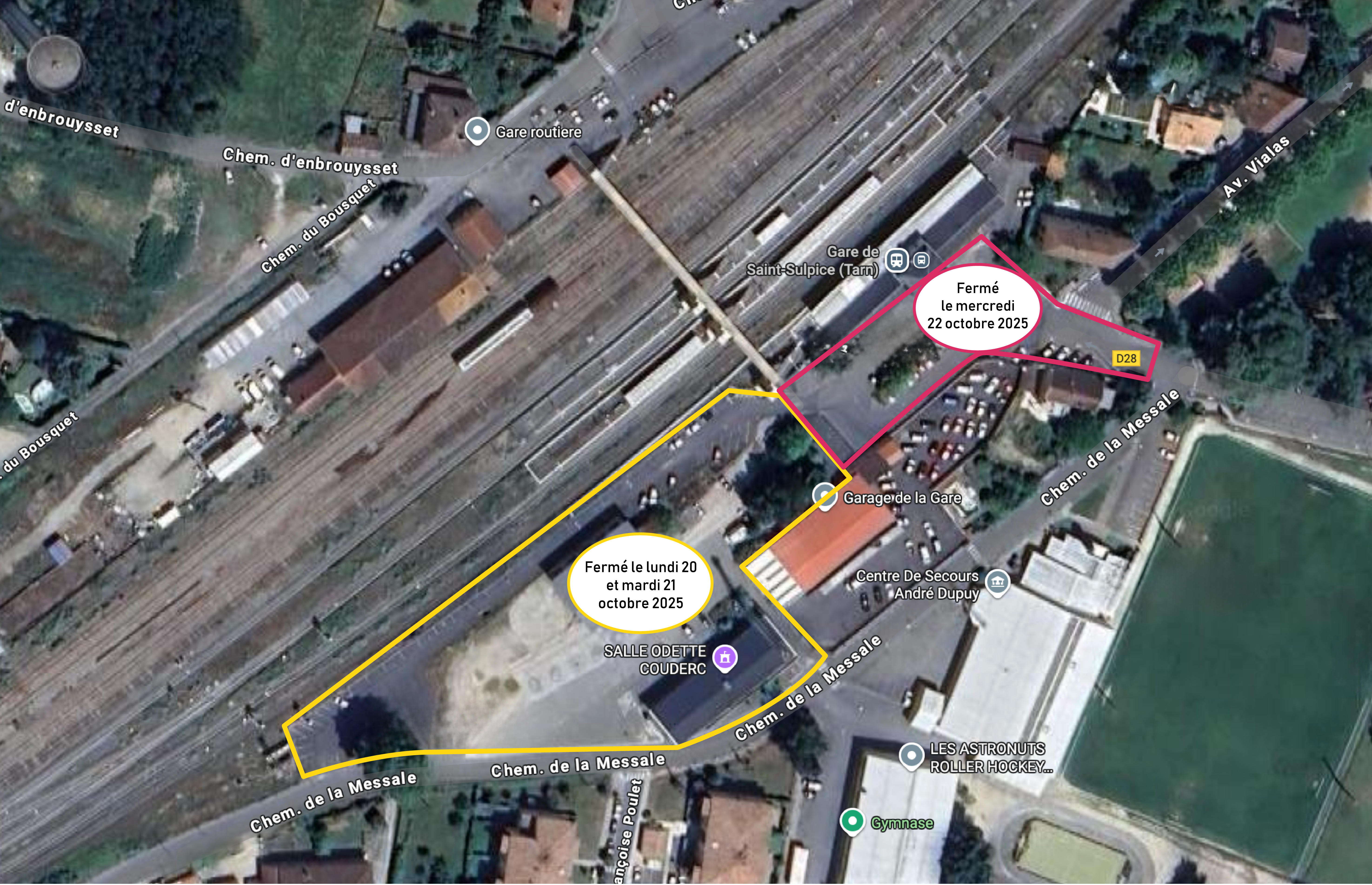Nettoyage parking gare