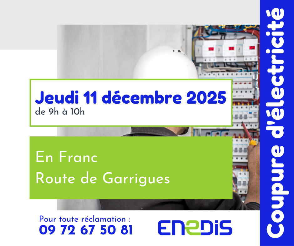 Coupure électricité