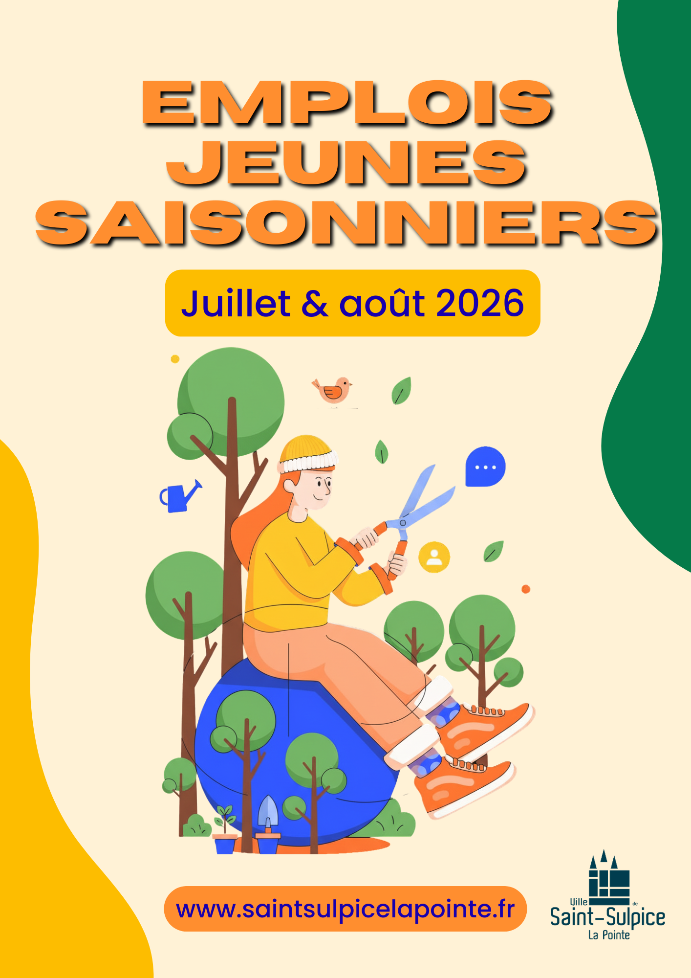 emplois jeunes saisonniers