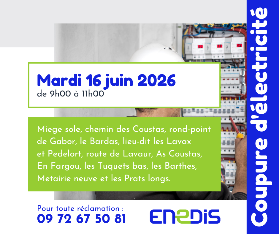 coupure électricité