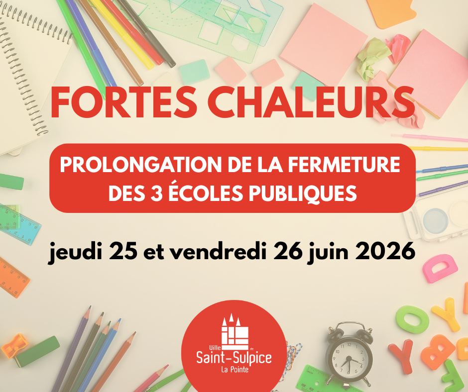 fermeture école