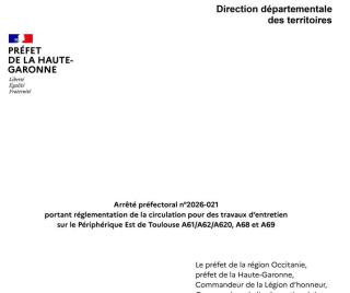 Arrêté préfecture