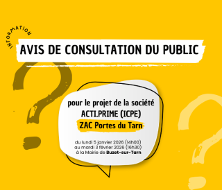 AVIS DE CONSULTATION