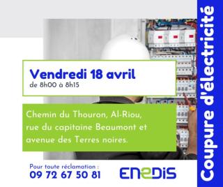 Coupure enedis 04.2025