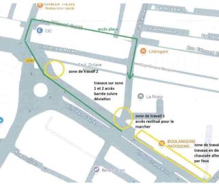 Travaux grand rond et octave medale