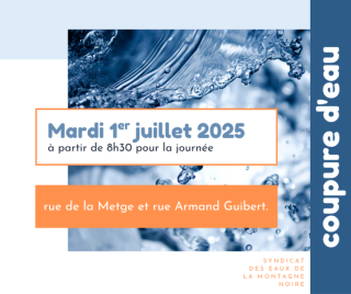 coupure d'eau