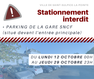 Interdiction parking gare