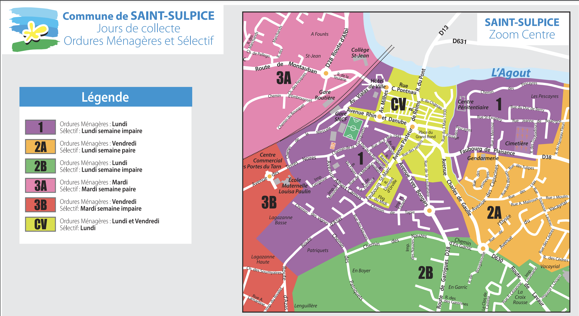 carte centre ville